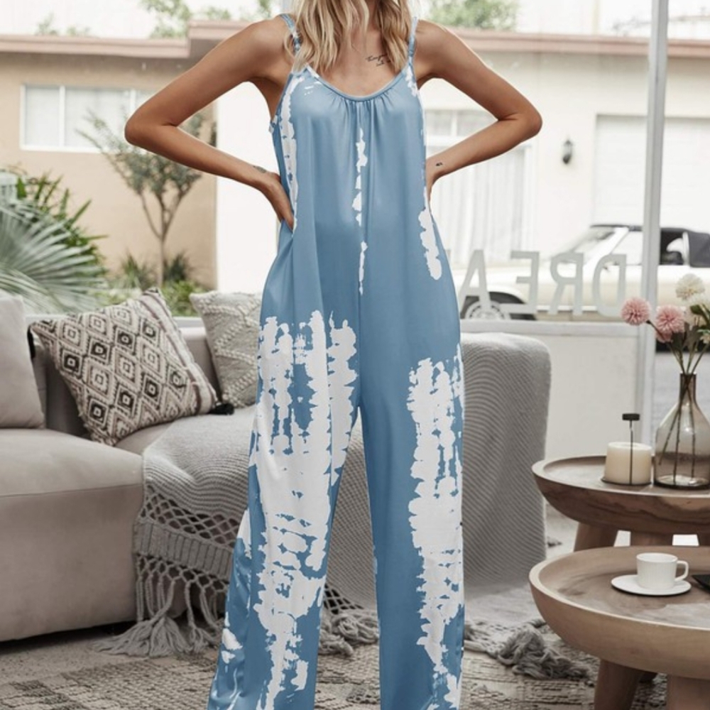 " Sit back & unwind" relax fit jumpsuit